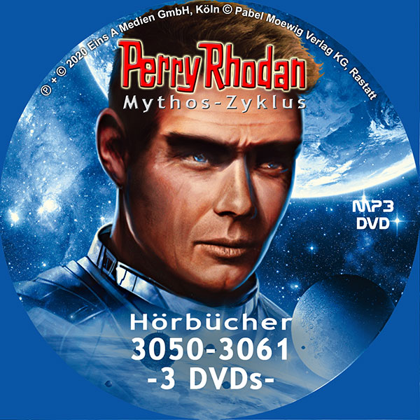 Perry Rhodan MYTHOS MP3 DVD-Paket Folgen 3050-3061