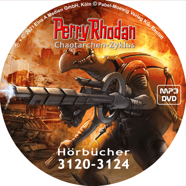 Perry Rhodan MP3-DVD 3120-3124