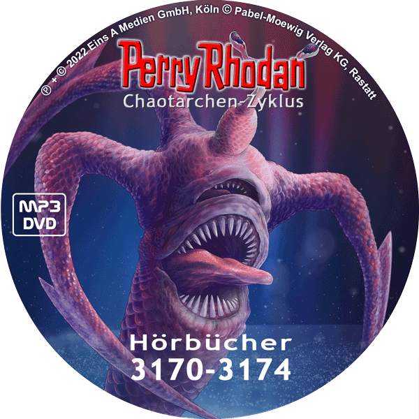 Perry Rhodan MP3-DVD 3170-3174
