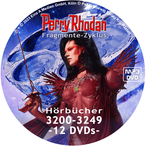 PERRY RHODAN Fragmente-Zyklus MP3 DVD-Paket Folgen 3200-3249