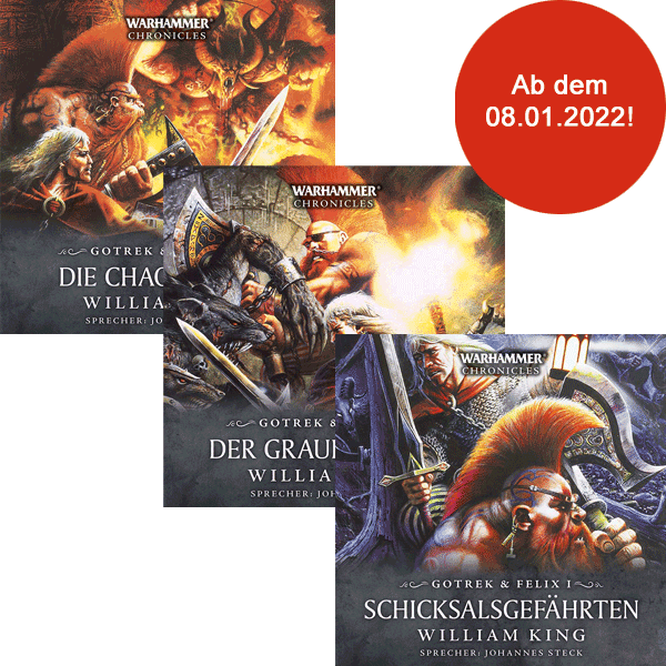 Warhammer Chronicles: Gotrek und Felix 1 - 3 (Hörbuch-Download-Abo)