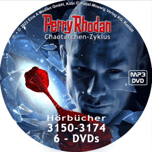 PERRY RHODAN Chaotarchen-Zyklus MP3 DVD-Paket Folgen 3150-3174